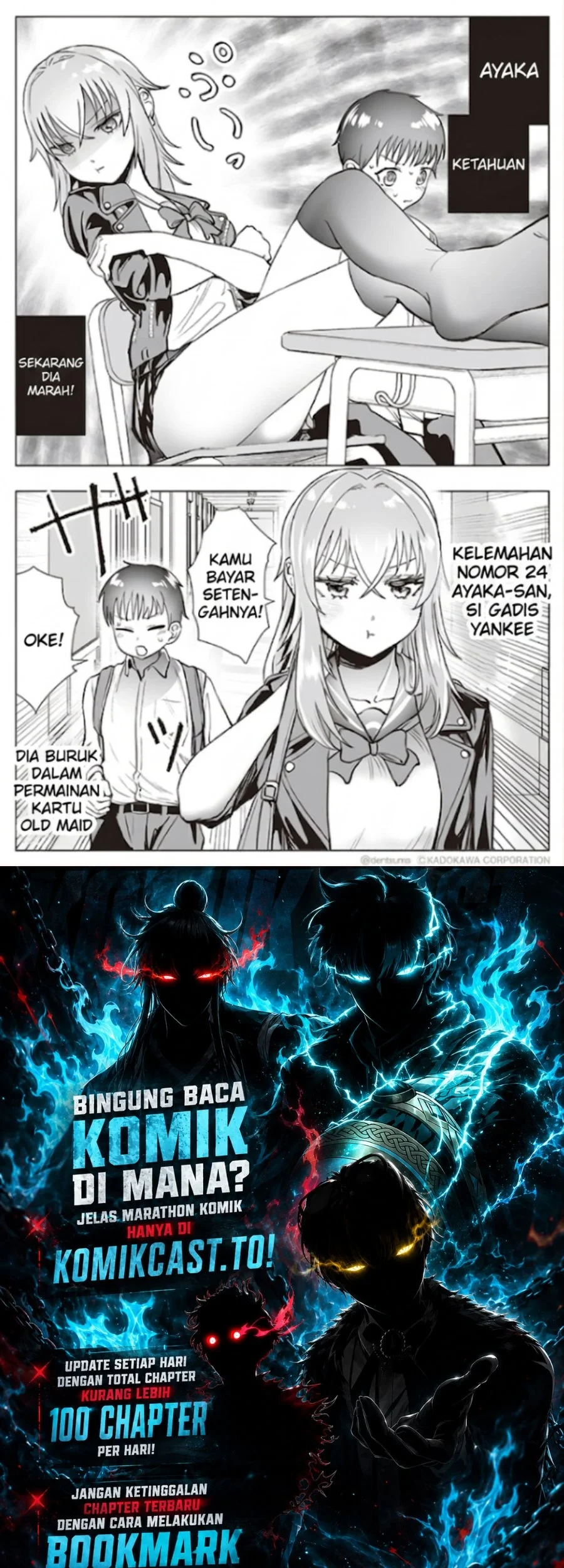Tonari no Seki no Yankee JK no Jakuten Chapter 24 - halaman 5