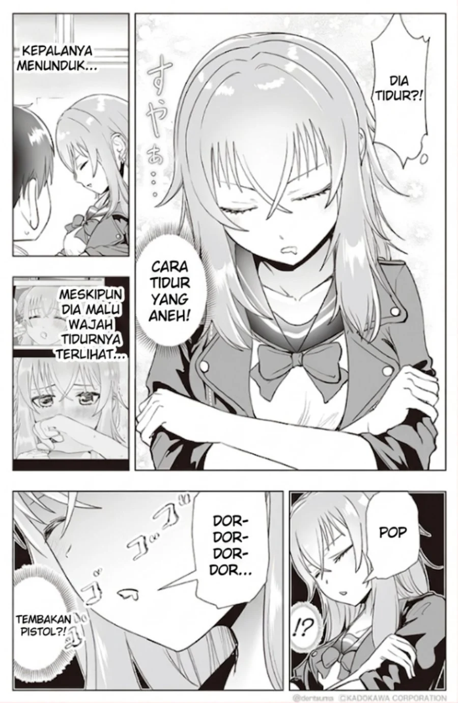 Tonari no Seki no Yankee JK no Jakuten Chapter 25 - halaman 3