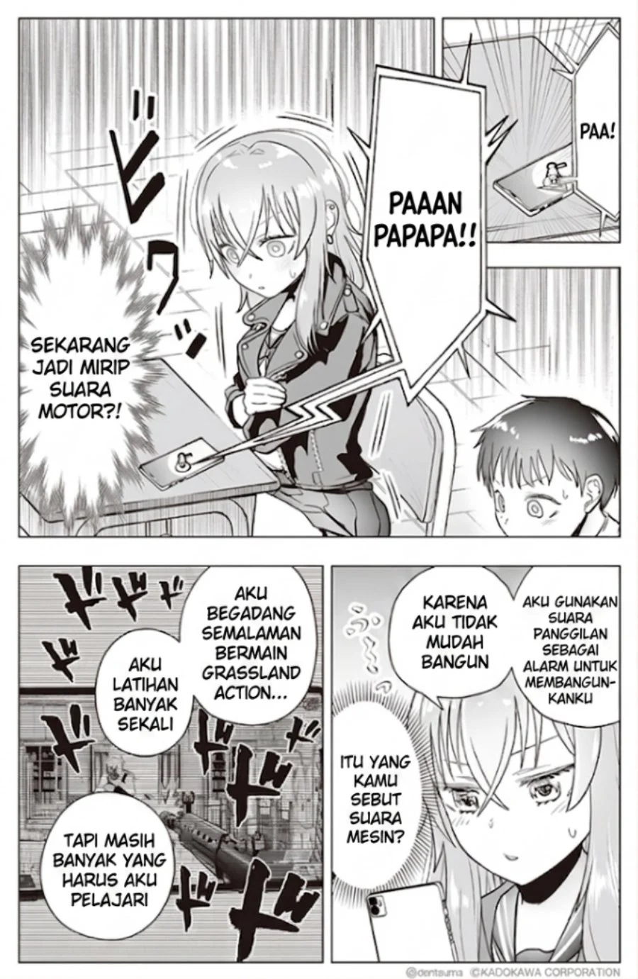 Tonari no Seki no Yankee JK no Jakuten Chapter 25 - halaman 4