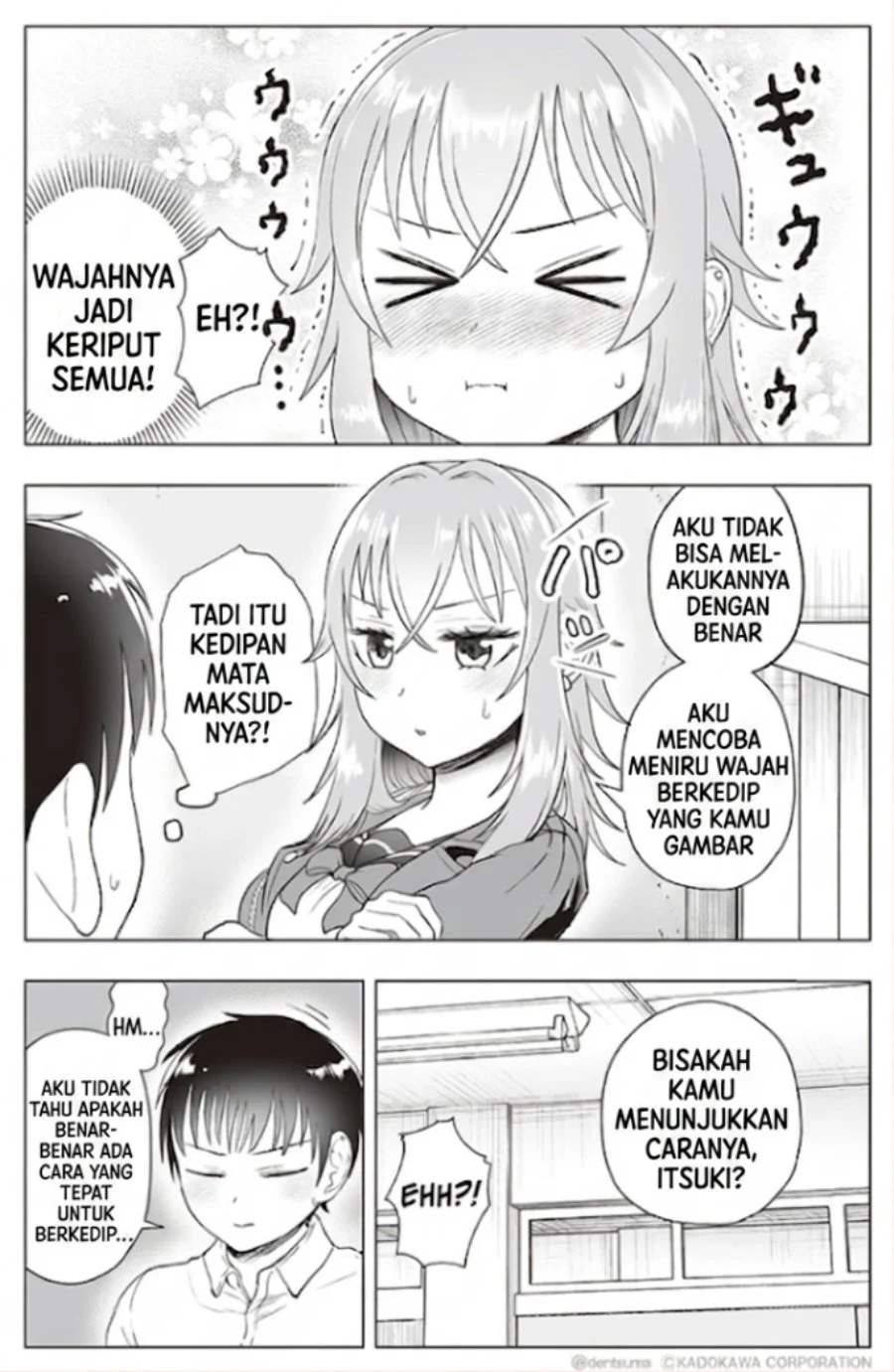 Tonari no Seki no Yankee JK no Jakuten Chapter 26 - halaman 3