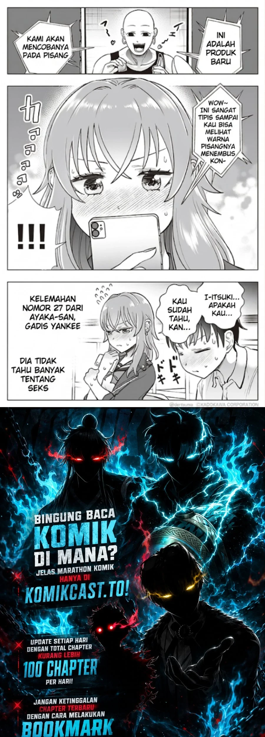 Tonari no Seki no Yankee JK no Jakuten Chapter 27 - halaman 5