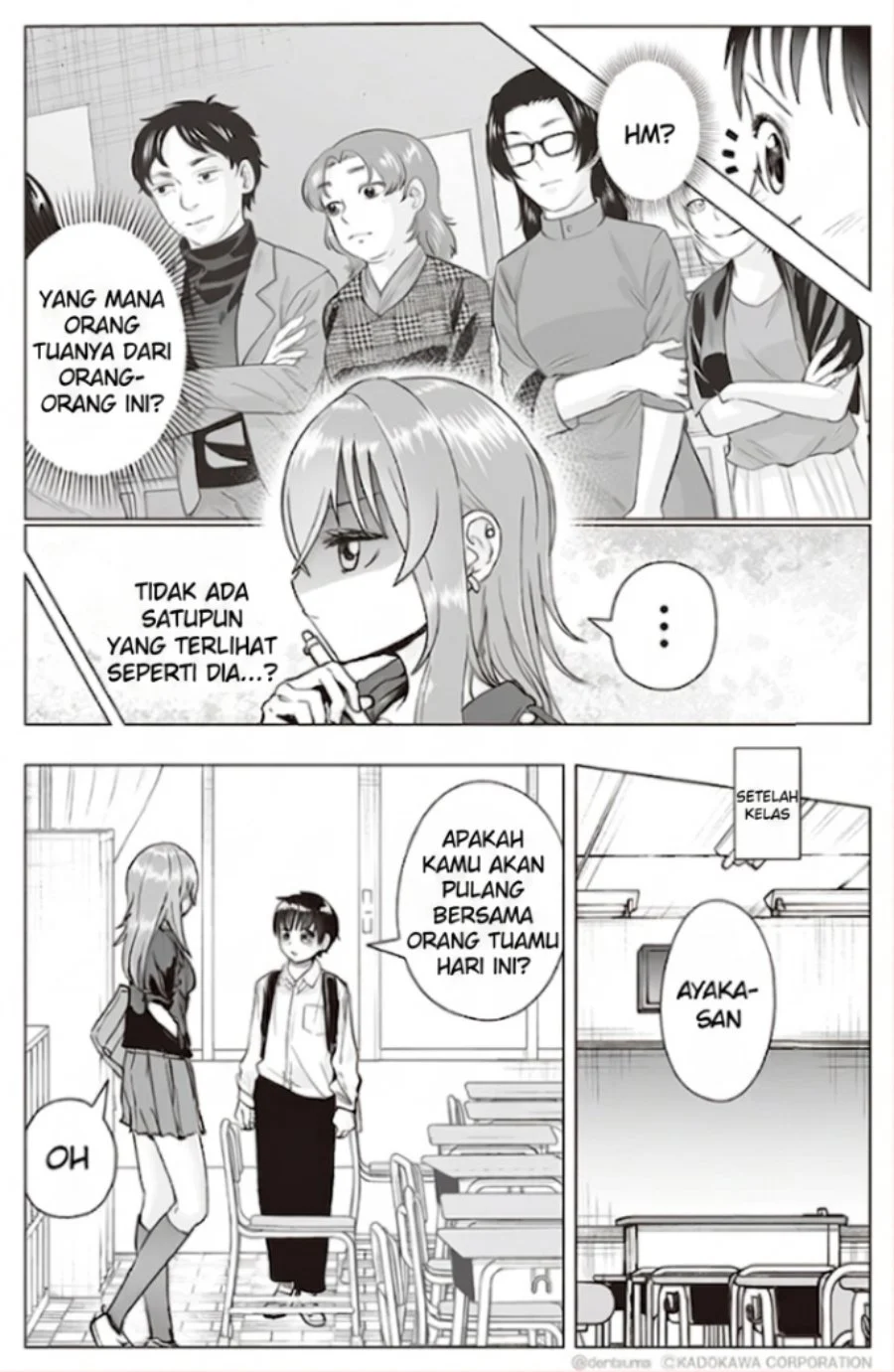 Tonari no Seki no Yankee JK no Jakuten Chapter 28 - halaman 3