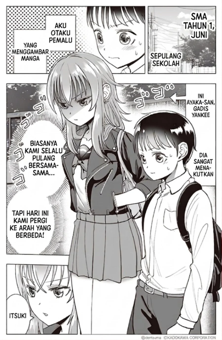 Tonari no Seki no Yankee JK no Jakuten Chapter 29 - halaman 2
