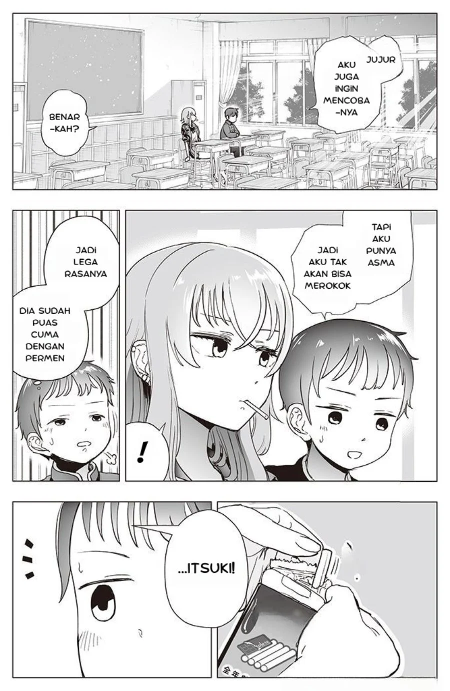 Tonari no Seki no Yankee JK no Jakuten Chapter 4 - halaman 4