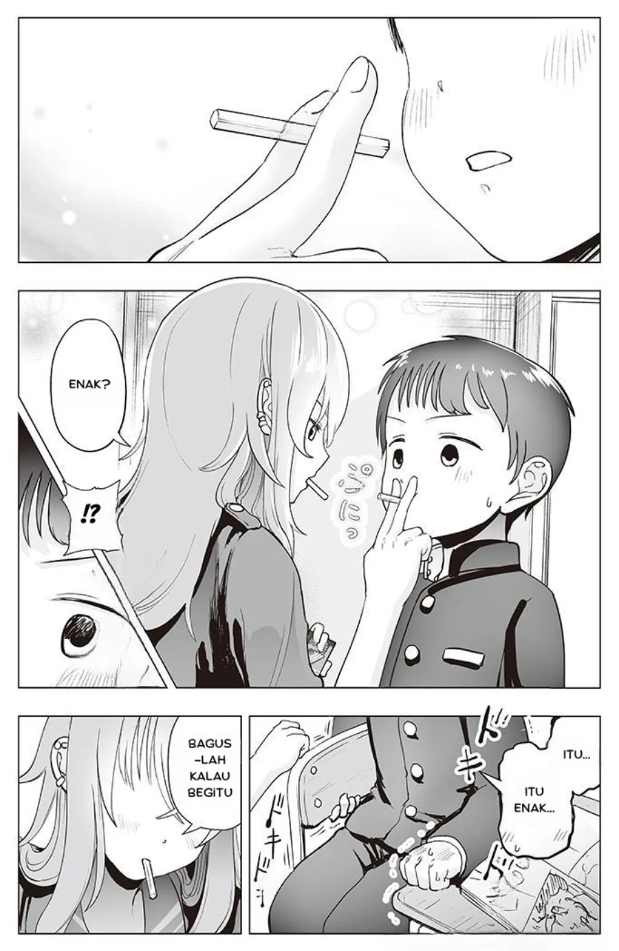 Tonari no Seki no Yankee JK no Jakuten Chapter 4 - halaman 5