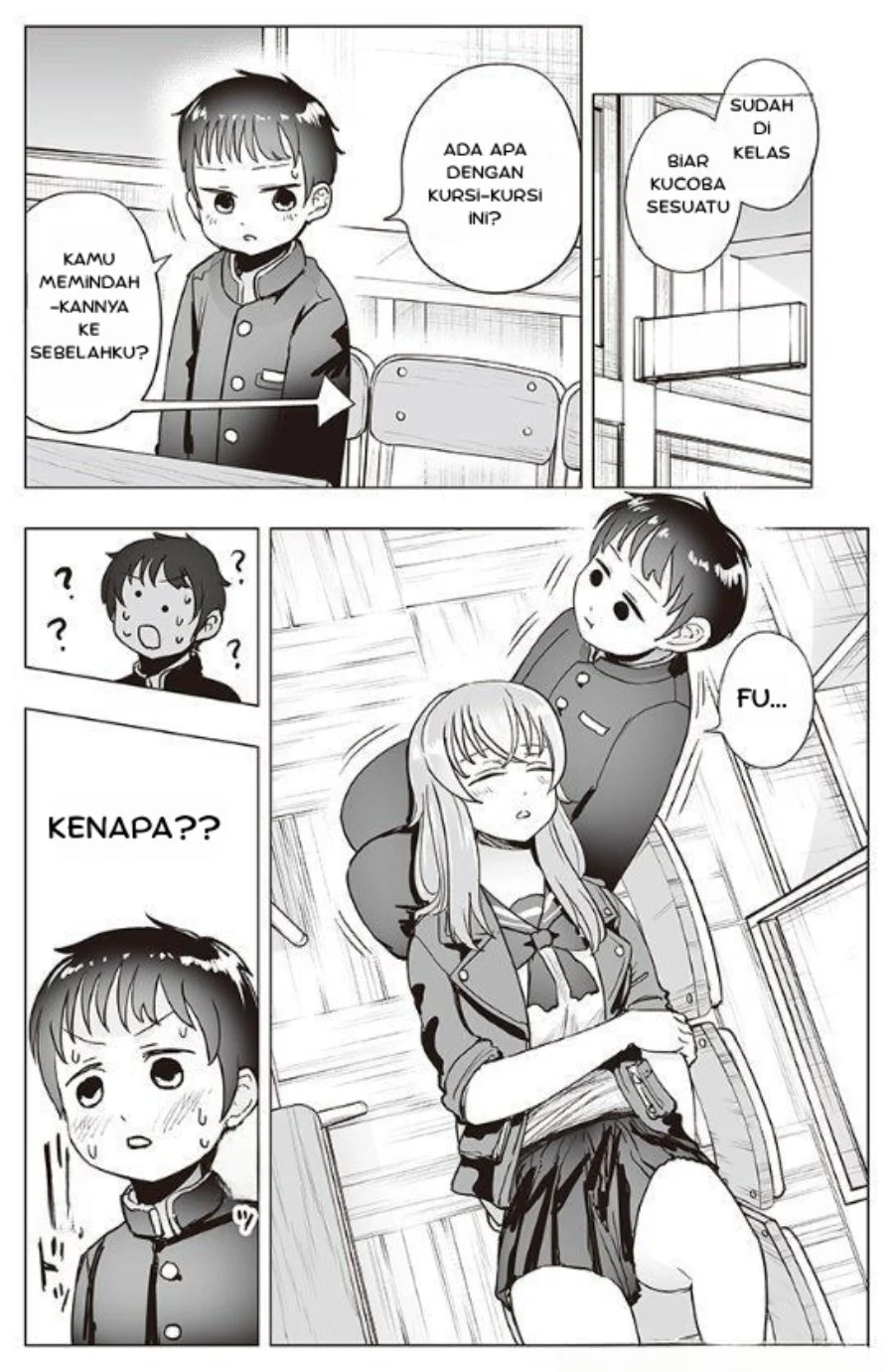 Tonari no Seki no Yankee JK no Jakuten Chapter 5 - halaman 2