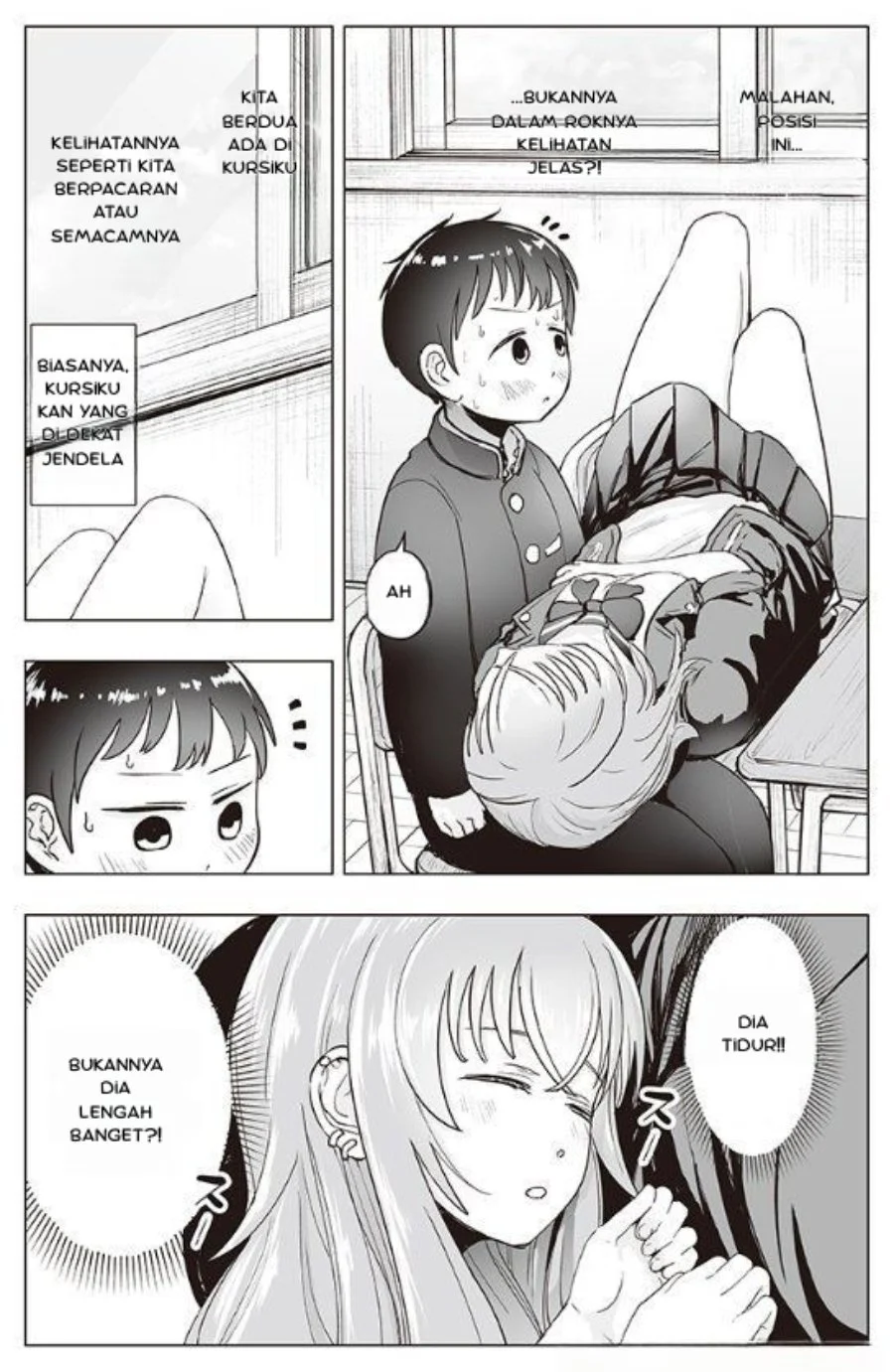 Tonari no Seki no Yankee JK no Jakuten Chapter 5 - halaman 4