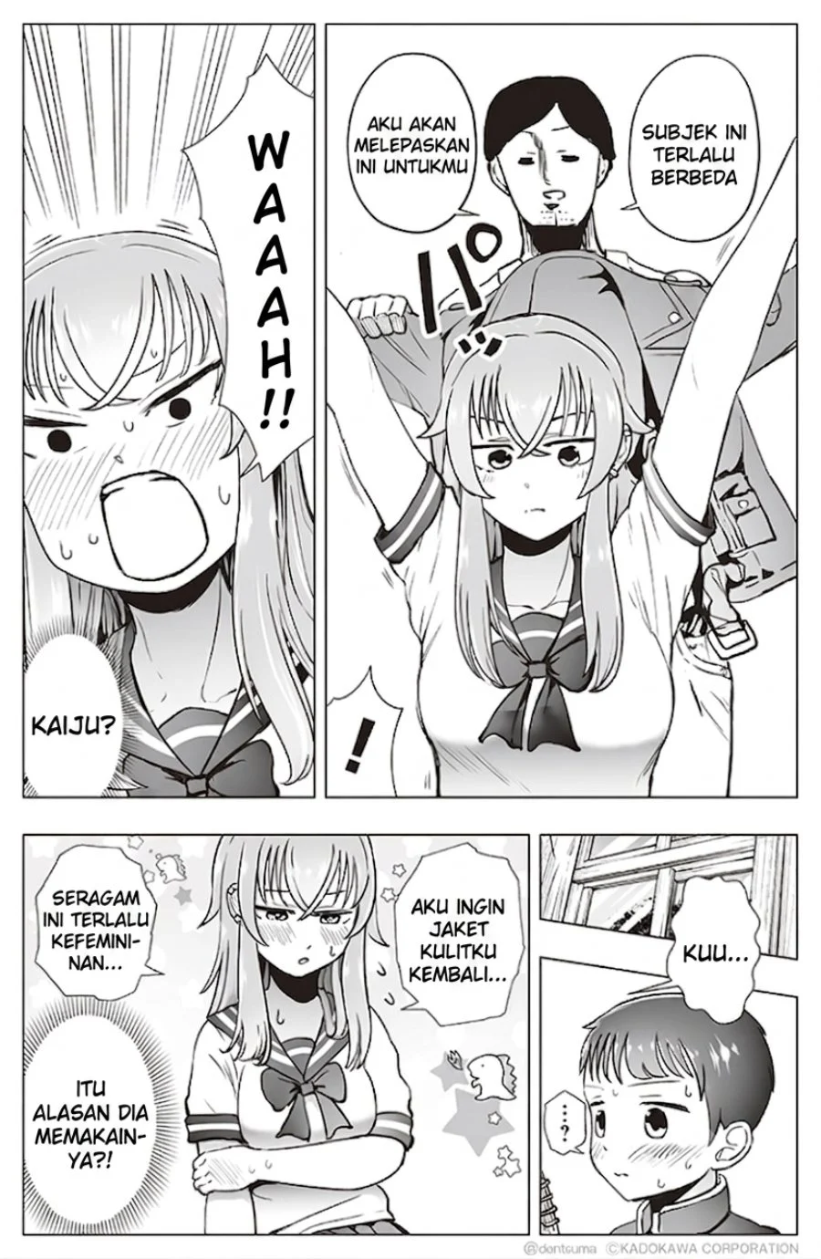 Tonari no Seki no Yankee JK no Jakuten Chapter 8 - halaman 2