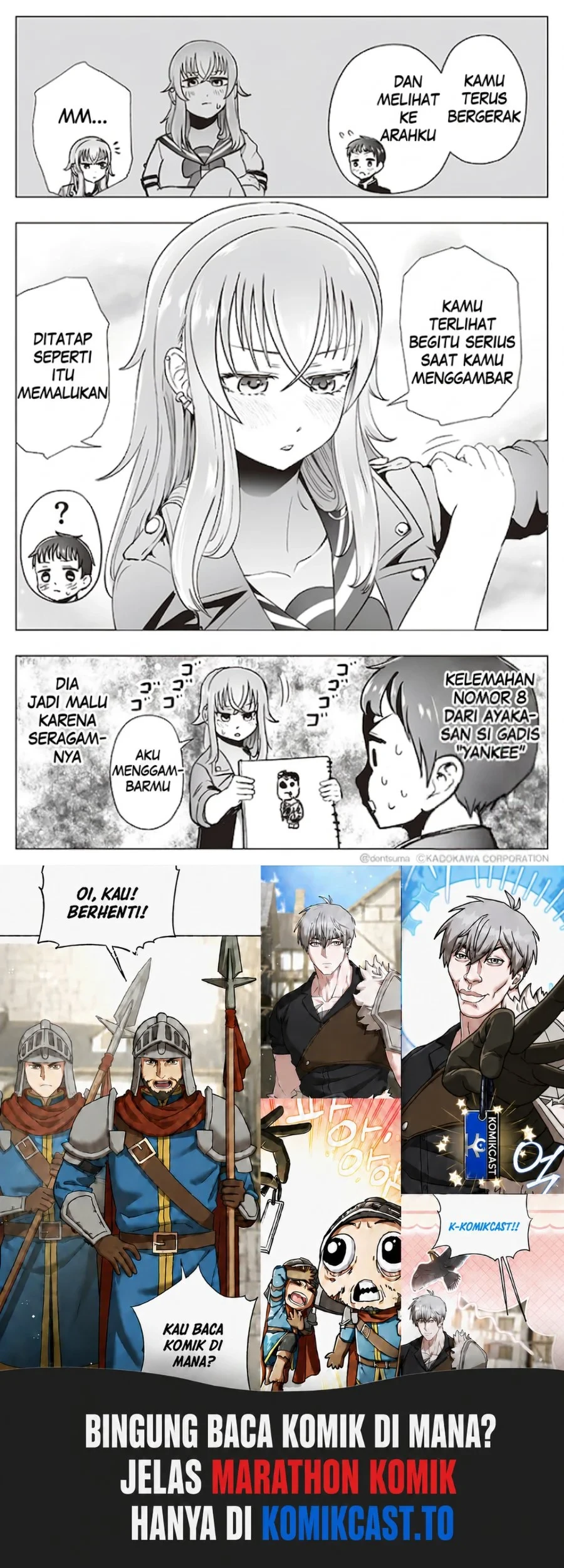 Tonari no Seki no Yankee JK no Jakuten Chapter 8 - halaman 4