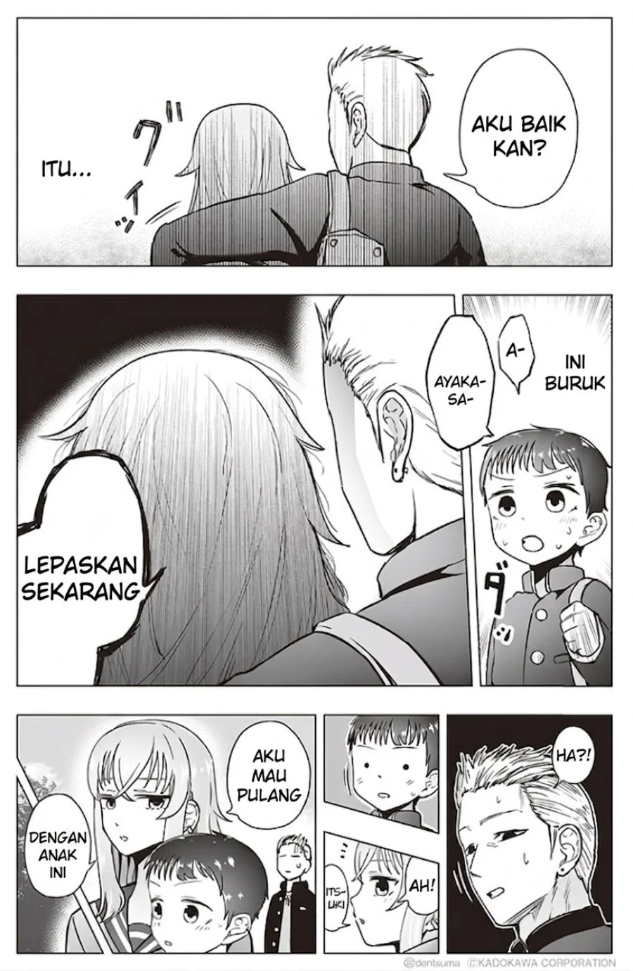 Tonari no Seki no Yankee JK no Jakuten Chapter 9 - halaman 2
