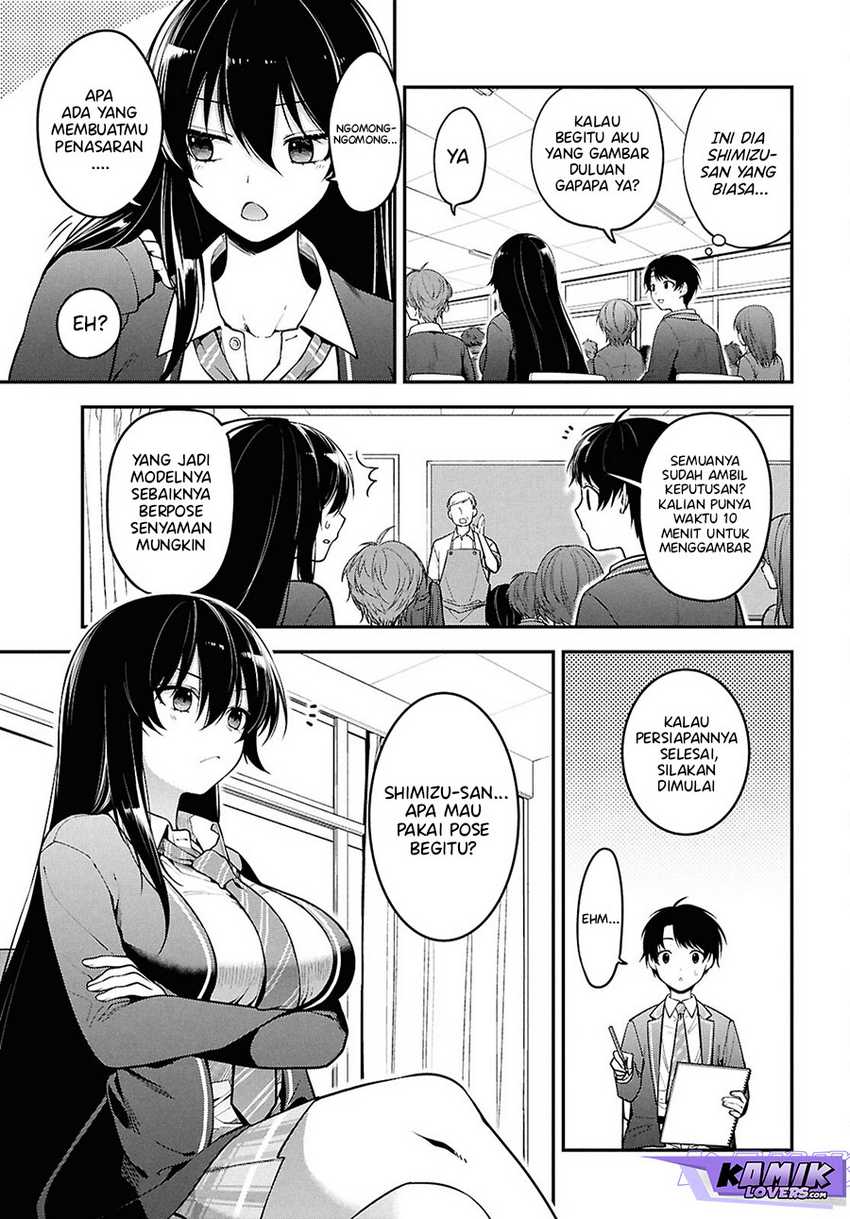 Tonari no Seki no Yankee Shimizu-san ga Kami o Kuroku Sometekita Chapter 1 - halaman 16
