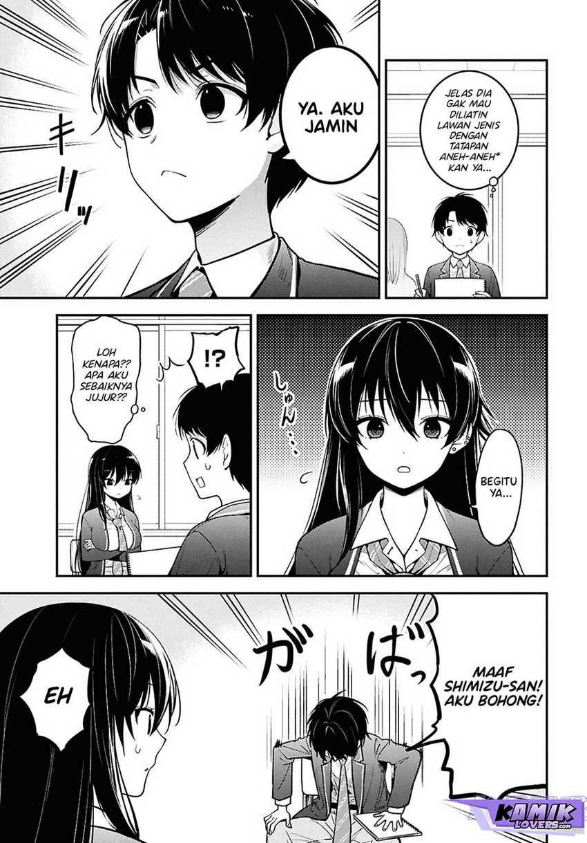 Tonari no Seki no Yankee Shimizu-san ga Kami o Kuroku Sometekita Chapter 1 - halaman 22