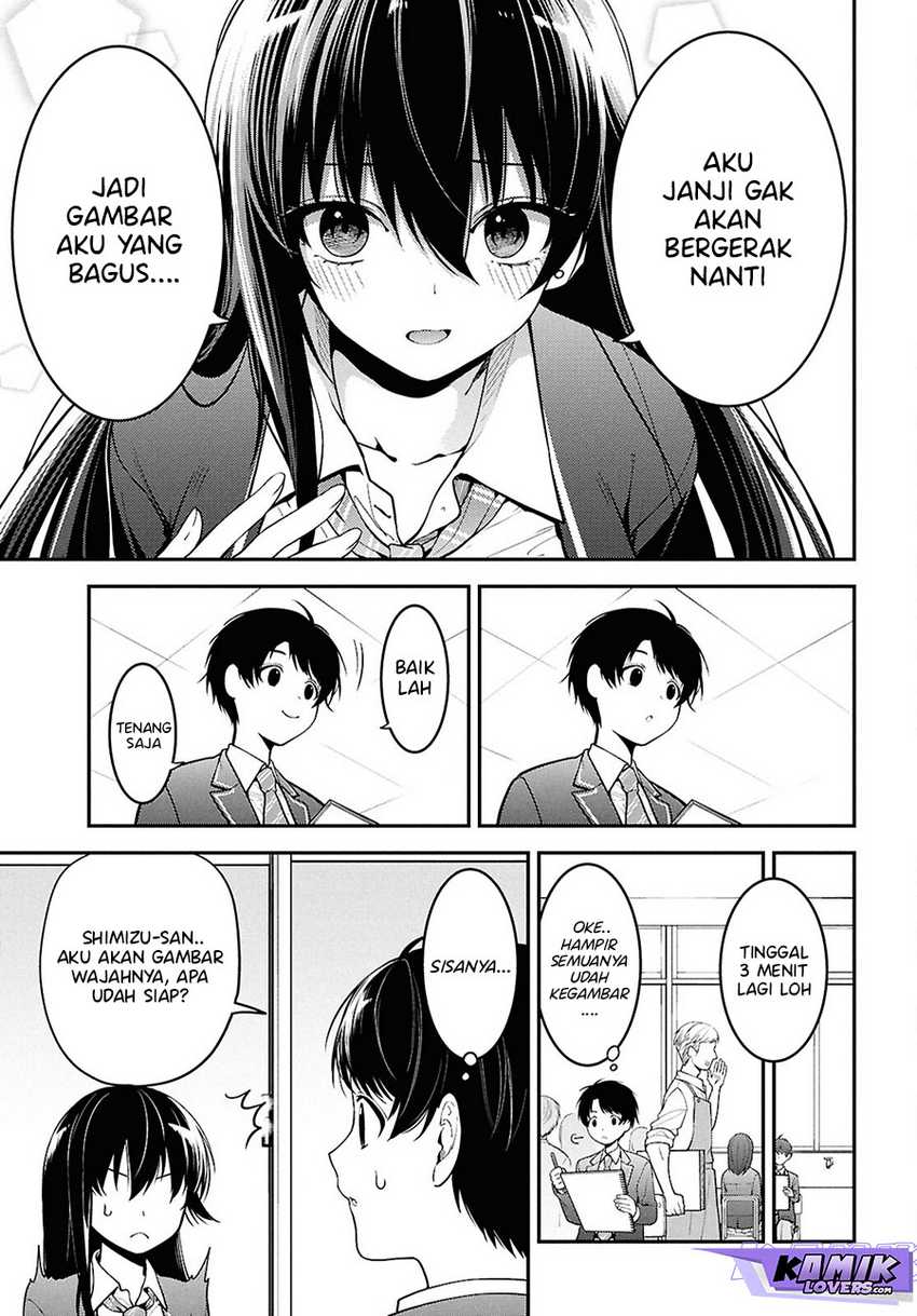 Tonari no Seki no Yankee Shimizu-san ga Kami o Kuroku Sometekita Chapter 1 - halaman 24