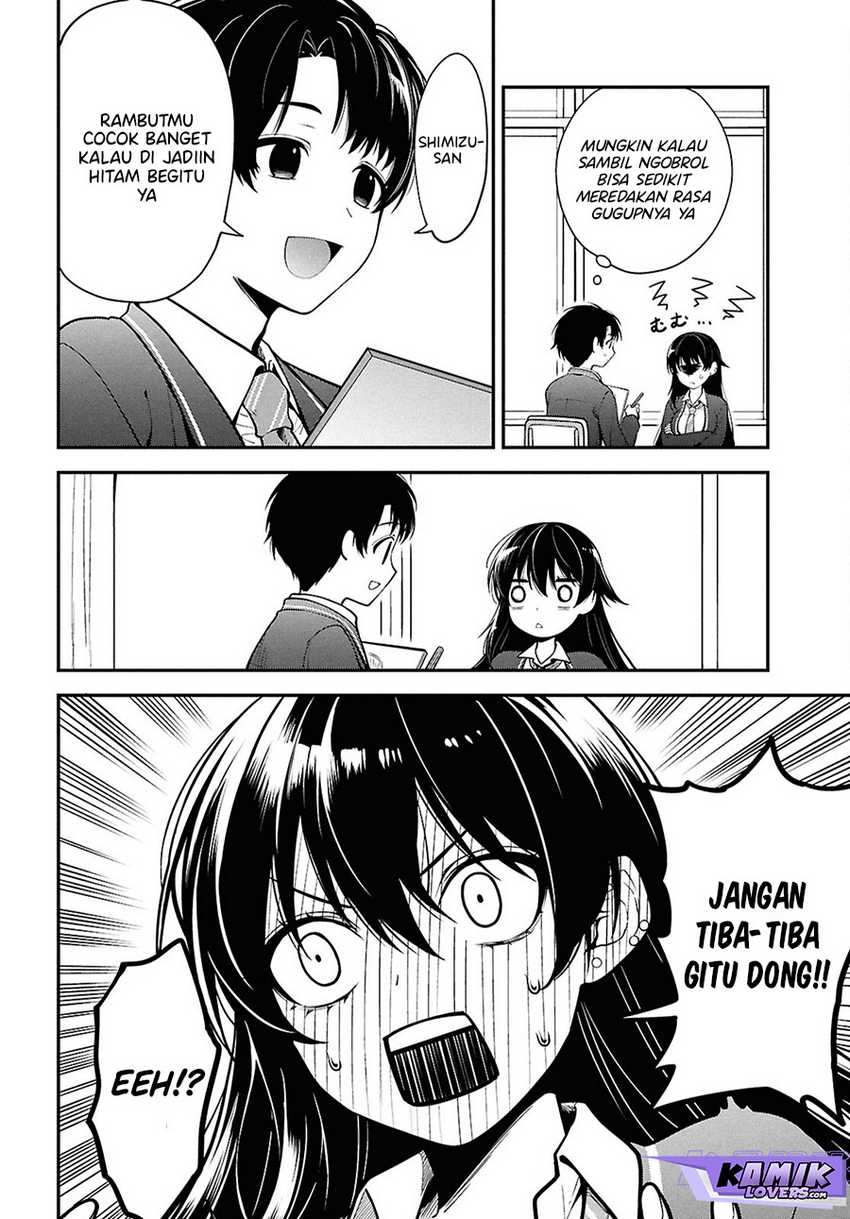Tonari no Seki no Yankee Shimizu-san ga Kami o Kuroku Sometekita Chapter 1 - halaman 27