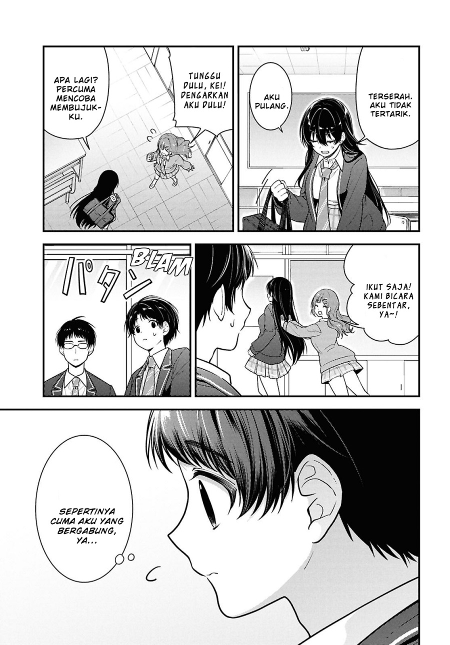 Tonari no Seki no Yankee Shimizu-san ga Kami o Kuroku Sometekita Chapter 10 - halaman 25