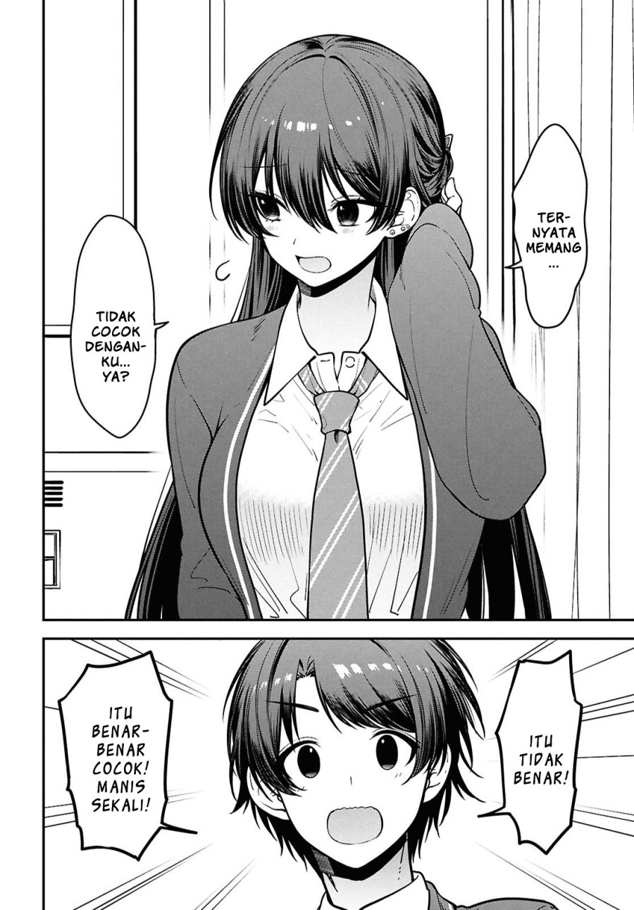 Tonari no Seki no Yankee Shimizu-san ga Kami o Kuroku Sometekita Chapter 11 - halaman 12
