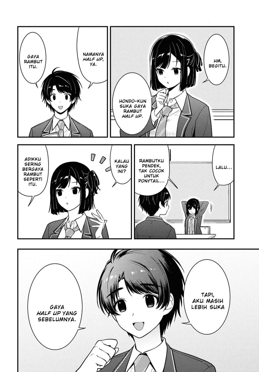 Tonari no Seki no Yankee Shimizu-san ga Kami o Kuroku Sometekita Chapter 11 - halaman 4