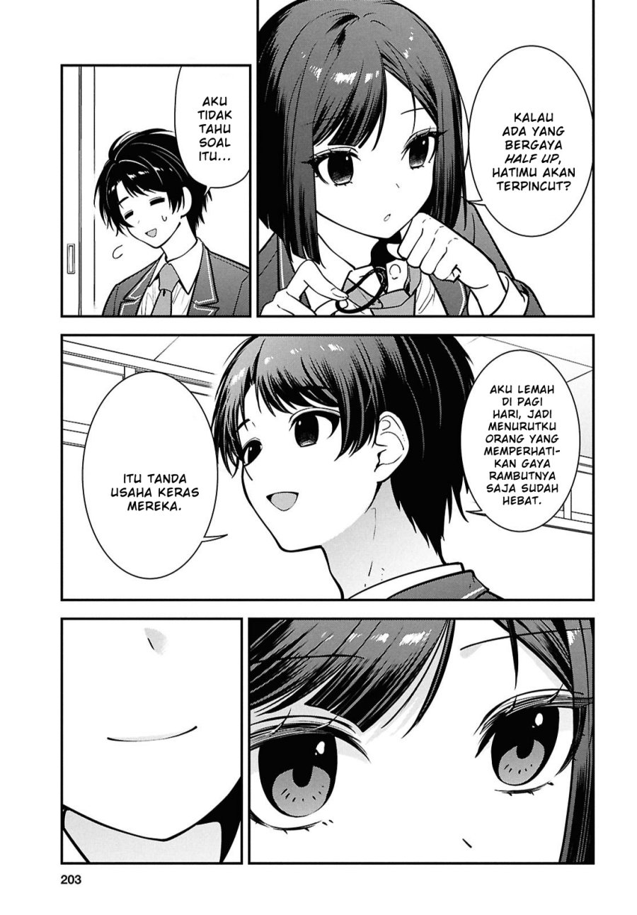 Tonari no Seki no Yankee Shimizu-san ga Kami o Kuroku Sometekita Chapter 11 - halaman 5