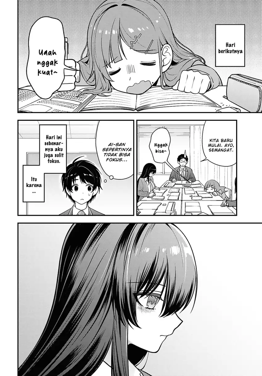Tonari no Seki no Yankee Shimizu-san ga Kami o Kuroku Sometekita Chapter 12 - halaman 12