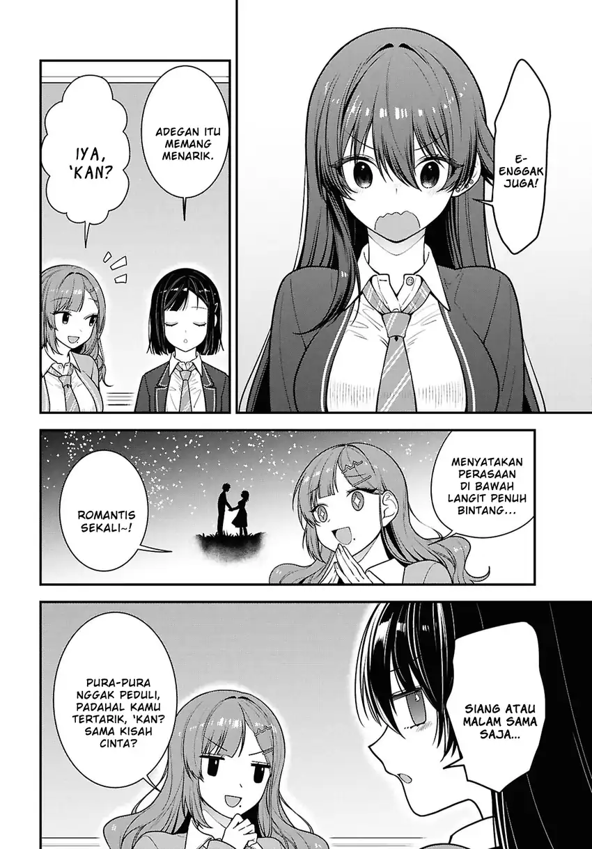 Tonari no Seki no Yankee Shimizu-san ga Kami o Kuroku Sometekita Chapter 12 - halaman 16