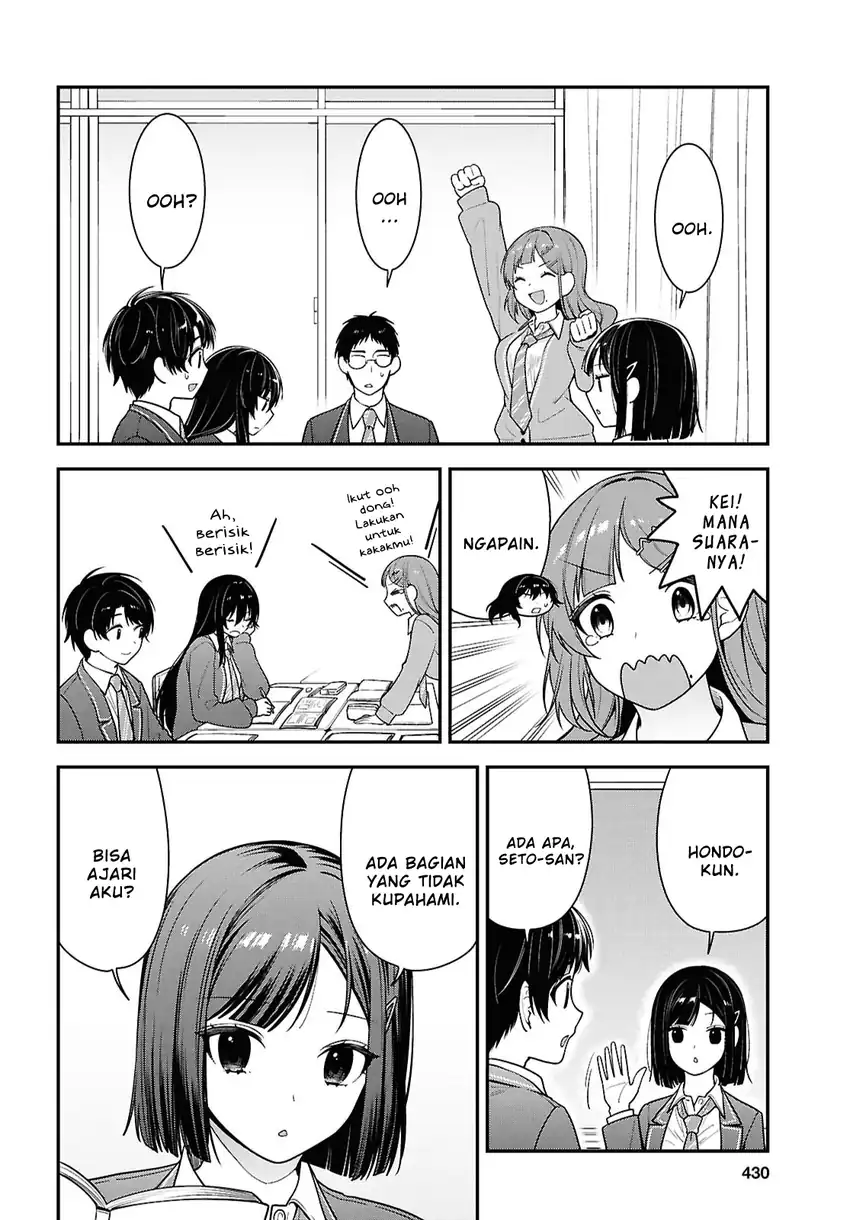 Tonari no Seki no Yankee Shimizu-san ga Kami o Kuroku Sometekita Chapter 12 - halaman 20
