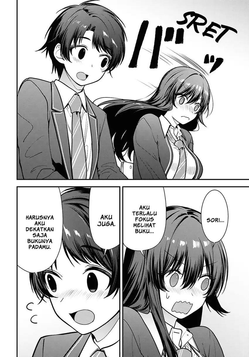 Tonari no Seki no Yankee Shimizu-san ga Kami o Kuroku Sometekita Chapter 12 - halaman 28
