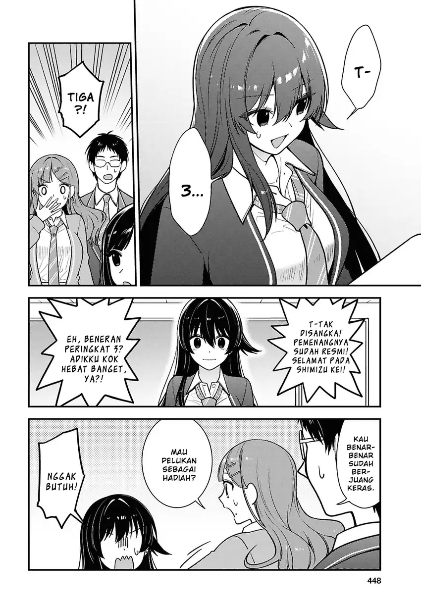 Tonari no Seki no Yankee Shimizu-san ga Kami o Kuroku Sometekita Chapter 12 - halaman 38
