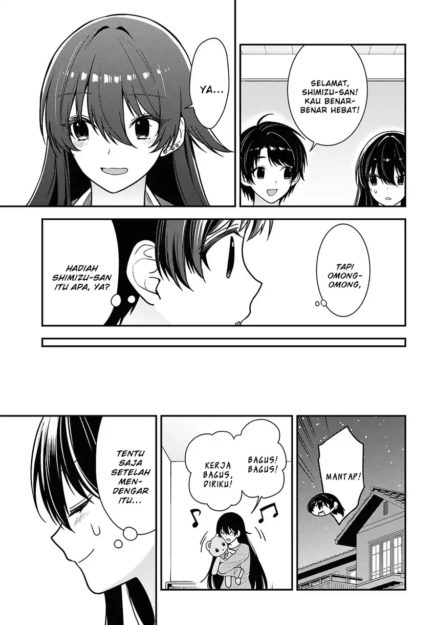 Tonari no Seki no Yankee Shimizu-san ga Kami o Kuroku Sometekita Chapter 12 - halaman 39