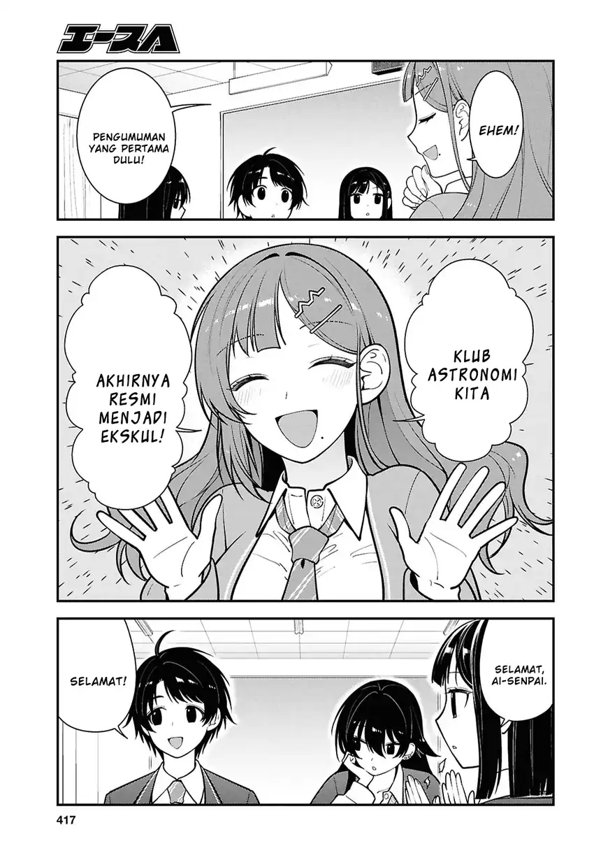 Tonari no Seki no Yankee Shimizu-san ga Kami o Kuroku Sometekita Chapter 12 - halaman 7