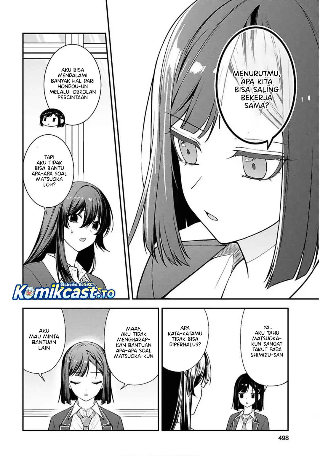 Tonari no Seki no Yankee Shimizu-san ga Kami o Kuroku Sometekita Chapter 13 - halaman 10
