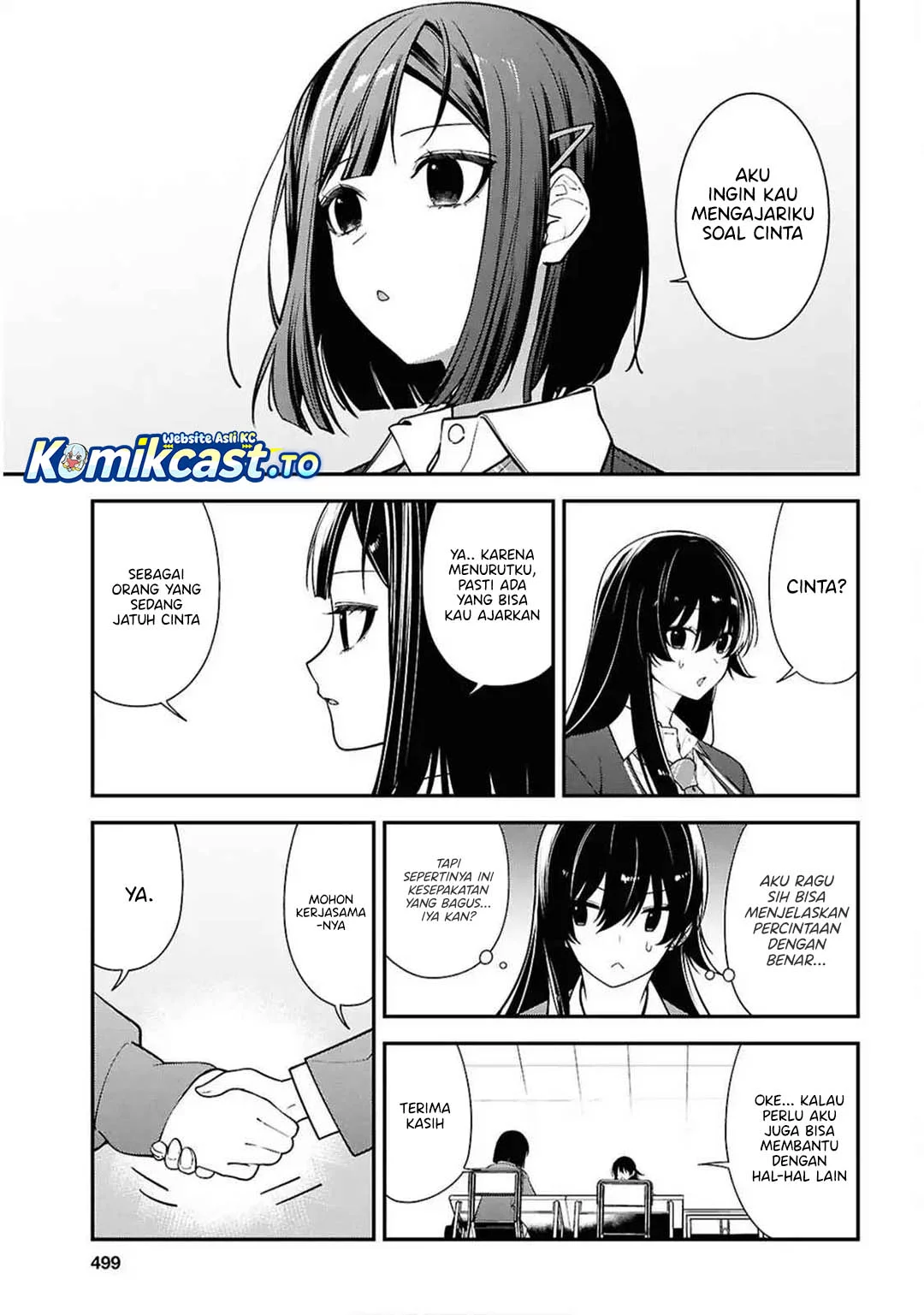 Tonari no Seki no Yankee Shimizu-san ga Kami o Kuroku Sometekita Chapter 13 - halaman 11
