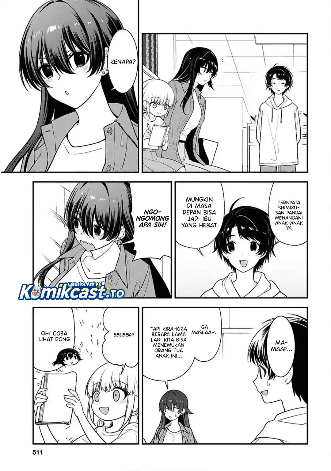 Tonari no Seki no Yankee Shimizu-san ga Kami o Kuroku Sometekita Chapter 13 - halaman 23