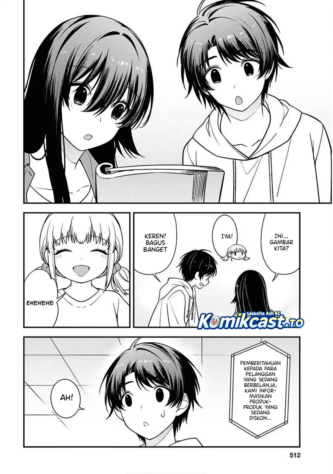 Tonari no Seki no Yankee Shimizu-san ga Kami o Kuroku Sometekita Chapter 13 - halaman 24