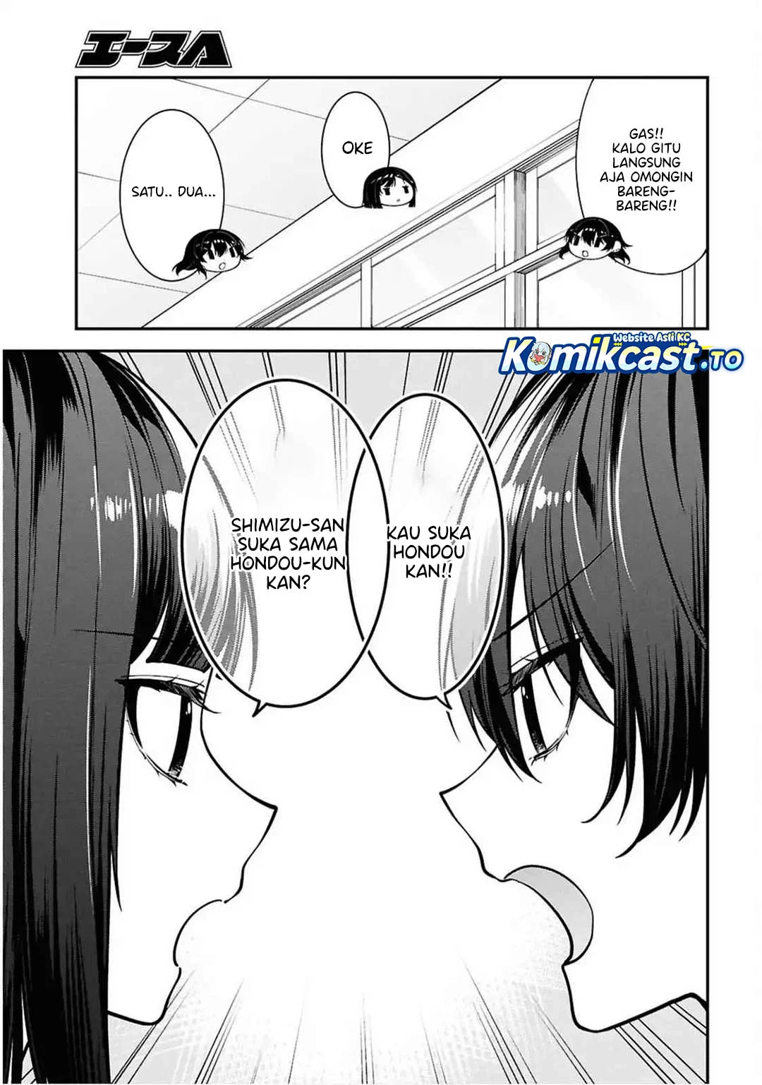 Tonari no Seki no Yankee Shimizu-san ga Kami o Kuroku Sometekita Chapter 13 - halaman 3