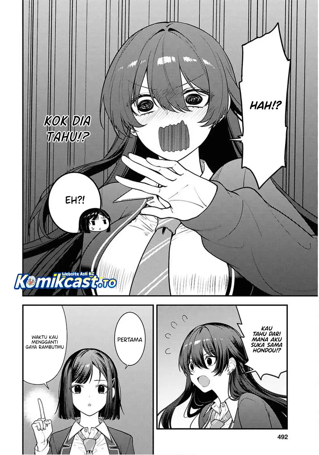 Tonari no Seki no Yankee Shimizu-san ga Kami o Kuroku Sometekita Chapter 13 - halaman 4
