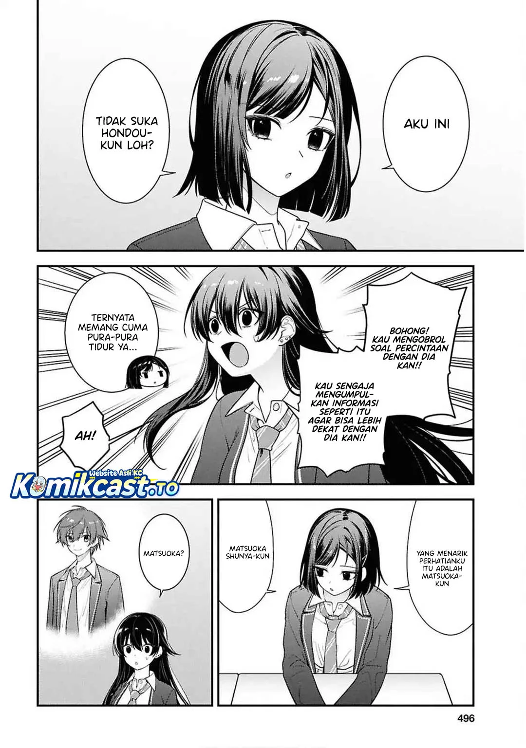 Tonari no Seki no Yankee Shimizu-san ga Kami o Kuroku Sometekita Chapter 13 - halaman 8