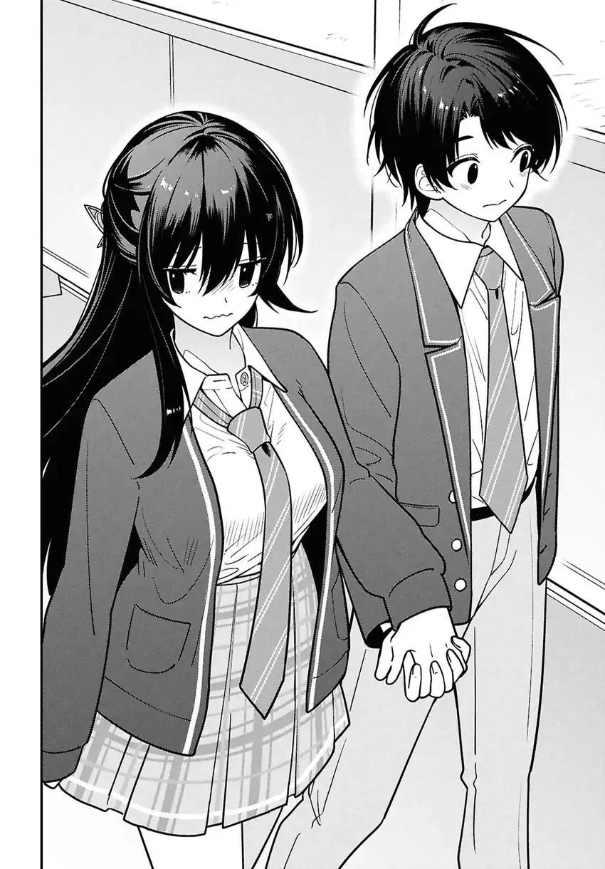 Tonari no Seki no Yankee Shimizu-san ga Kami o Kuroku Sometekita Chapter 14 - halaman 12