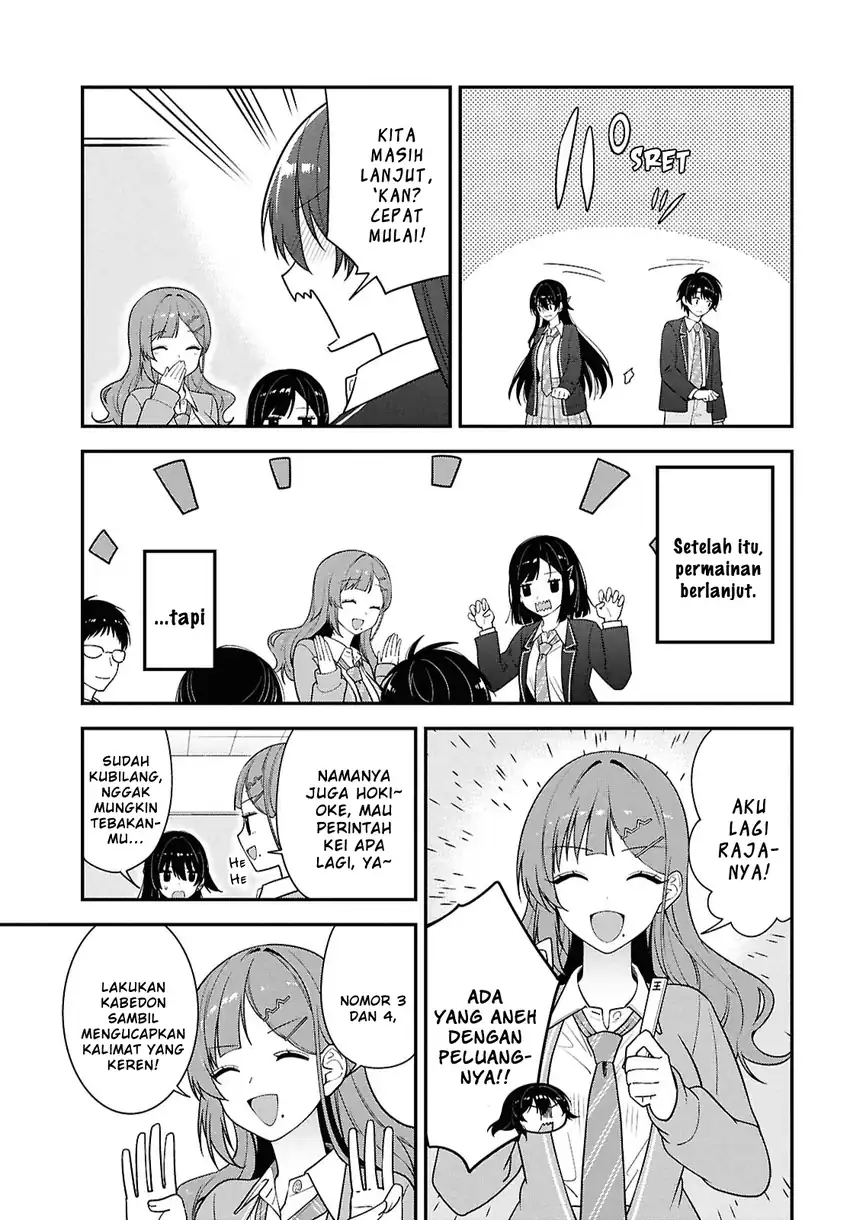 Tonari no Seki no Yankee Shimizu-san ga Kami o Kuroku Sometekita Chapter 14 - halaman 19