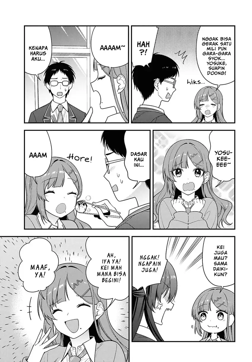Tonari no Seki no Yankee Shimizu-san ga Kami o Kuroku Sometekita Chapter 14 - halaman 28