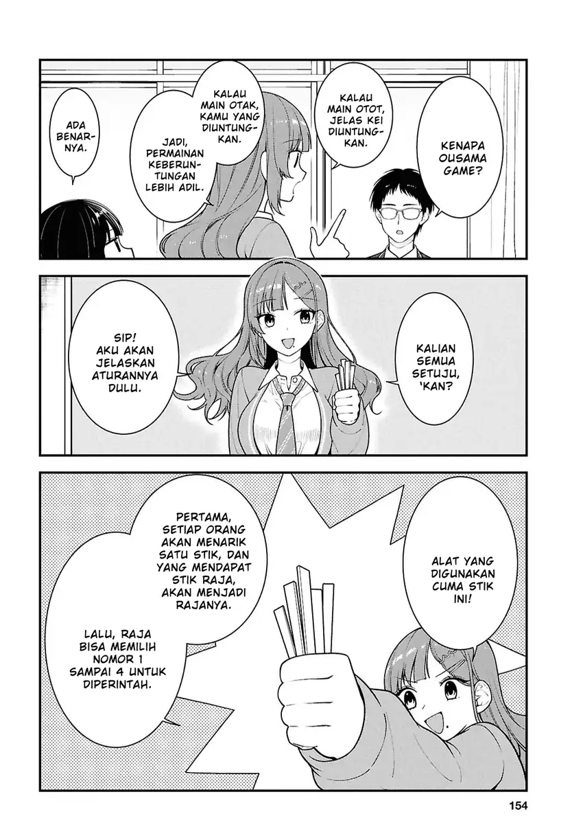 Tonari no Seki no Yankee Shimizu-san ga Kami o Kuroku Sometekita Chapter 14 - halaman 4
