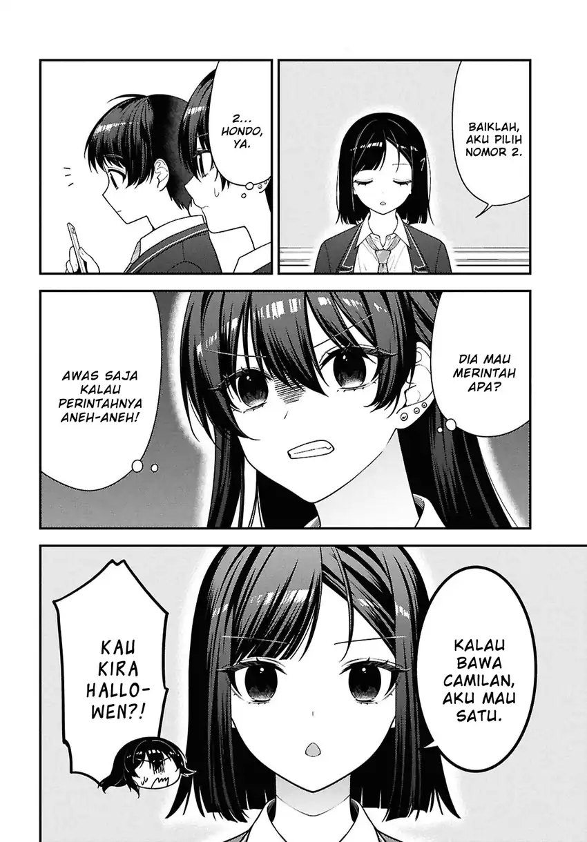 Tonari no Seki no Yankee Shimizu-san ga Kami o Kuroku Sometekita Chapter 14 - halaman 6