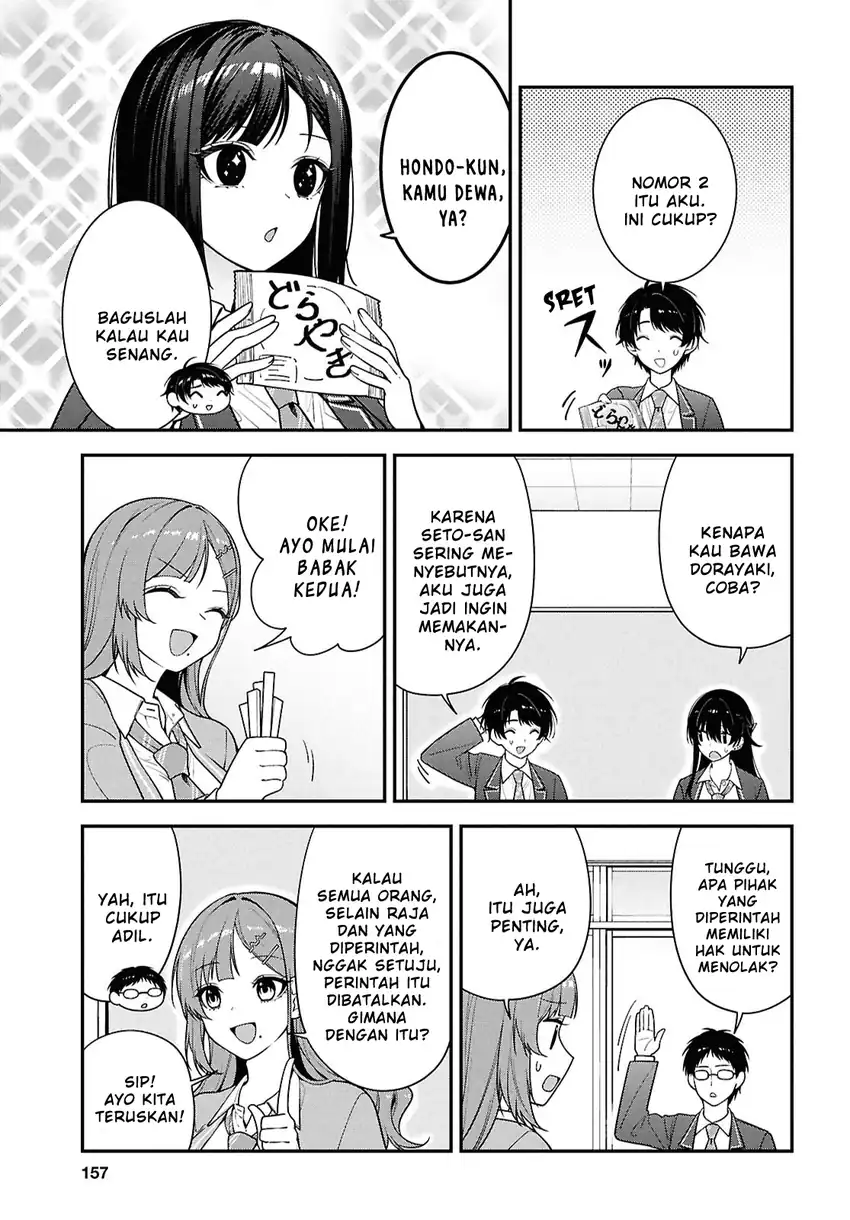 Tonari no Seki no Yankee Shimizu-san ga Kami o Kuroku Sometekita Chapter 14 - halaman 7