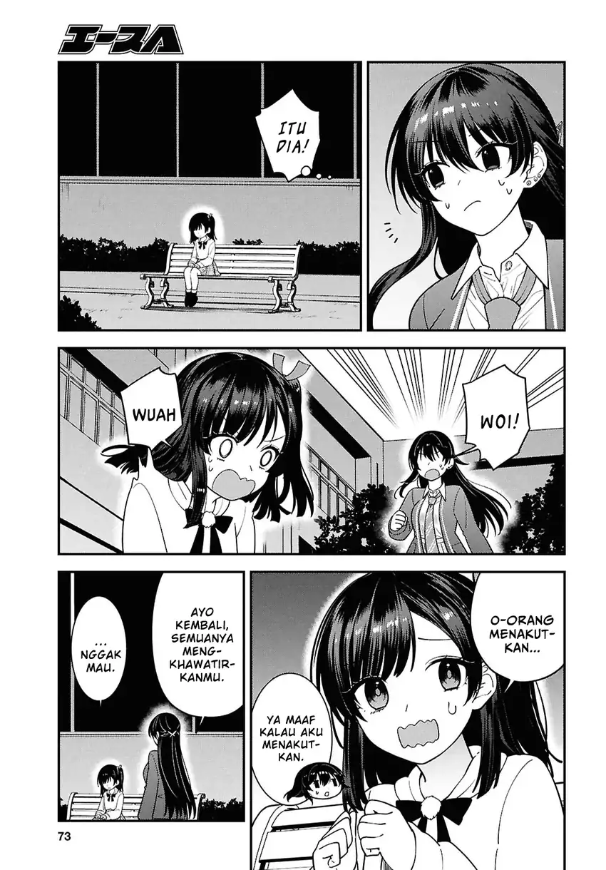 Tonari no Seki no Yankee Shimizu-san ga Kami o Kuroku Sometekita Chapter 15 - halaman 11