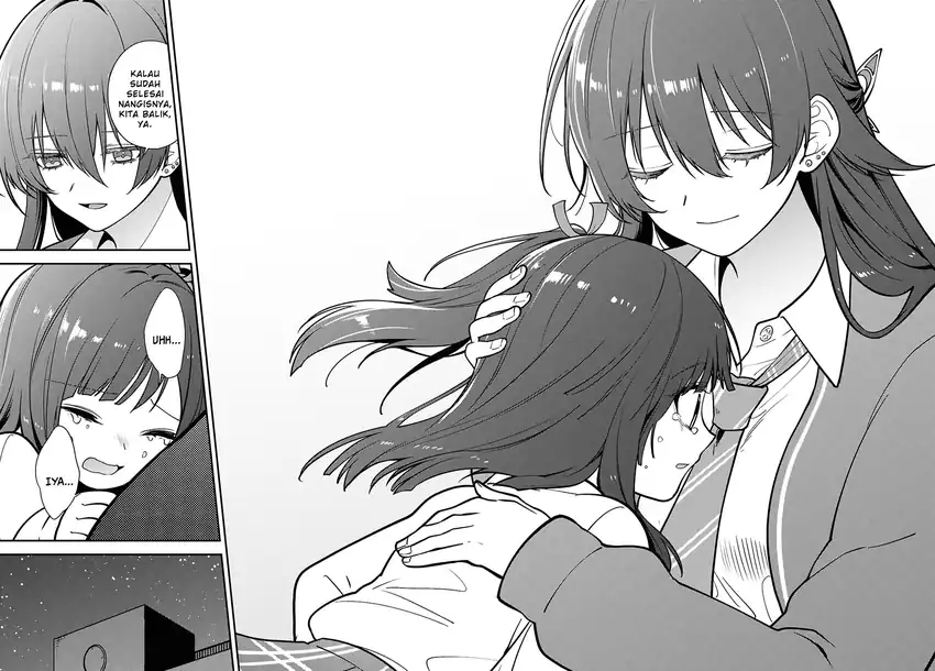 Tonari no Seki no Yankee Shimizu-san ga Kami o Kuroku Sometekita Chapter 15 - halaman 16