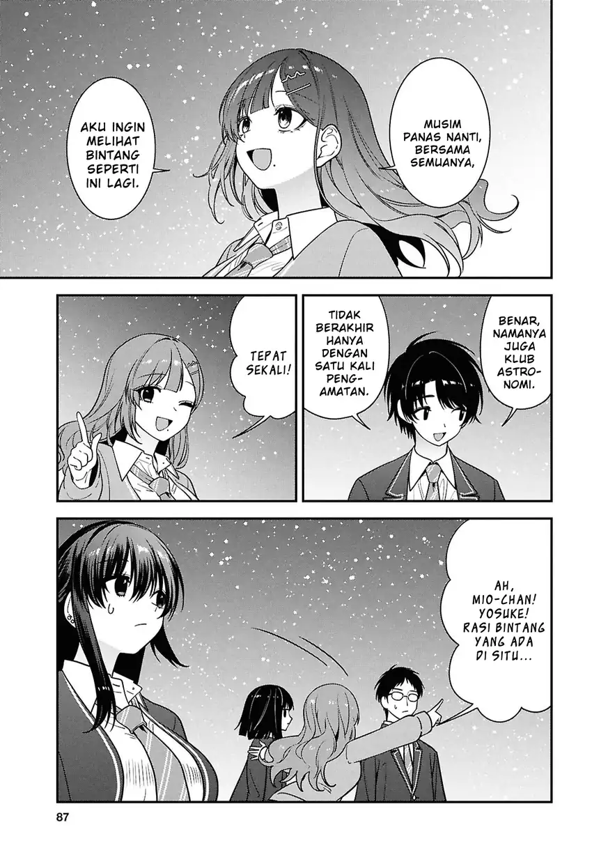 Tonari no Seki no Yankee Shimizu-san ga Kami o Kuroku Sometekita Chapter 15 - halaman 24