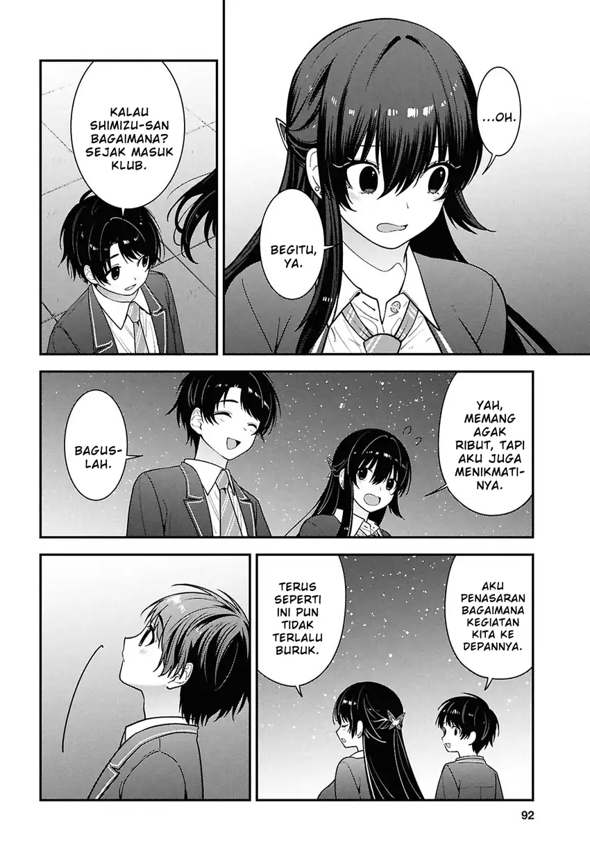 Tonari no Seki no Yankee Shimizu-san ga Kami o Kuroku Sometekita Chapter 15 - halaman 29