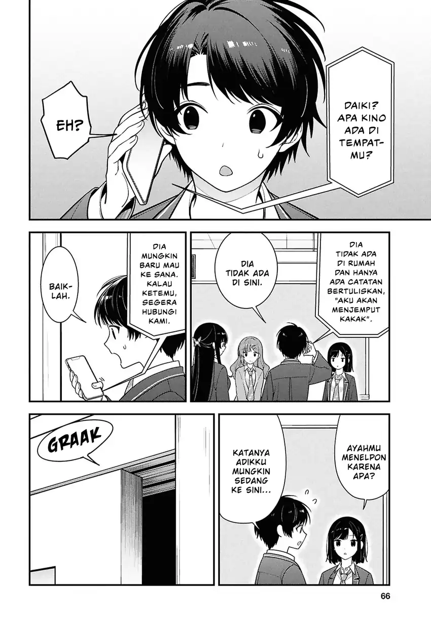 Tonari no Seki no Yankee Shimizu-san ga Kami o Kuroku Sometekita Chapter 15 - halaman 4