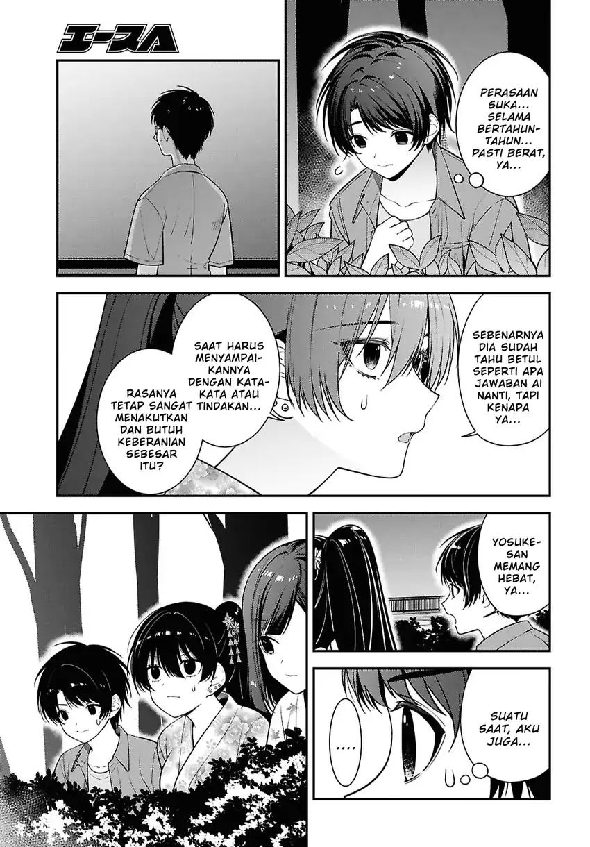 Tonari no Seki no Yankee Shimizu-san ga Kami o Kuroku Sometekita Chapter 16 - halaman 21