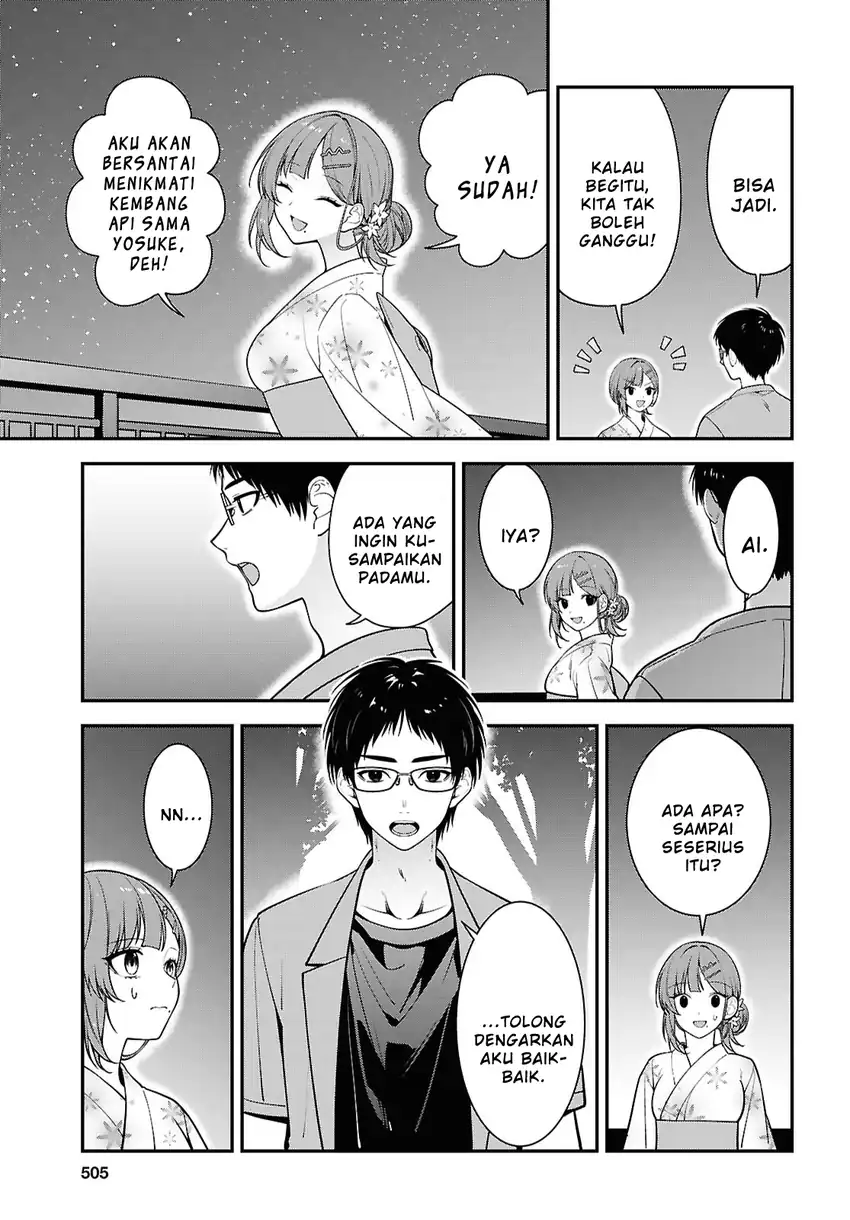 Tonari no Seki no Yankee Shimizu-san ga Kami o Kuroku Sometekita Chapter 16 - halaman 23