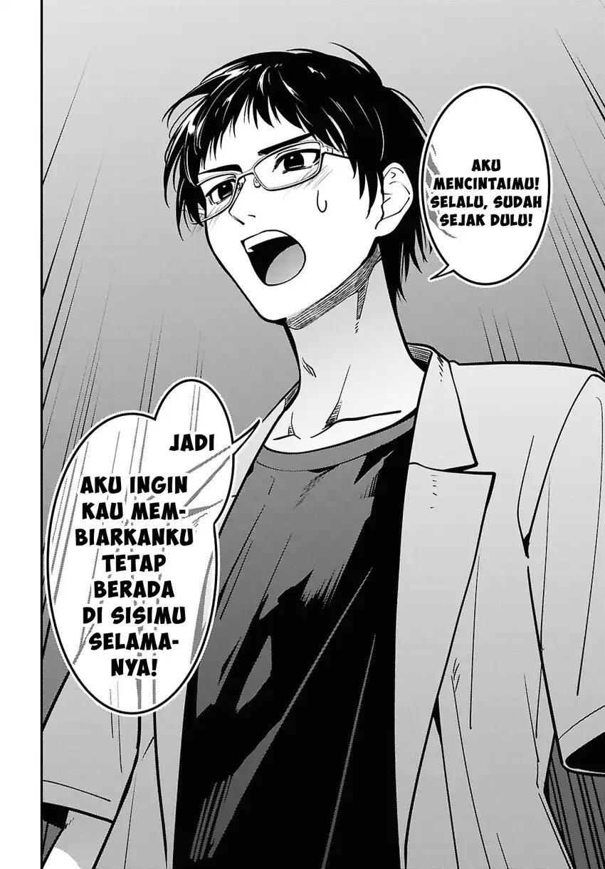 Tonari no Seki no Yankee Shimizu-san ga Kami o Kuroku Sometekita Chapter 16 - halaman 24